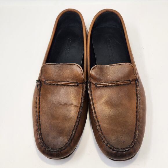 Allen Edmonds Men Super Sport Driver Loafers Shoes Size 10 D Mocha Brown Leather - Picture 2 of 9
